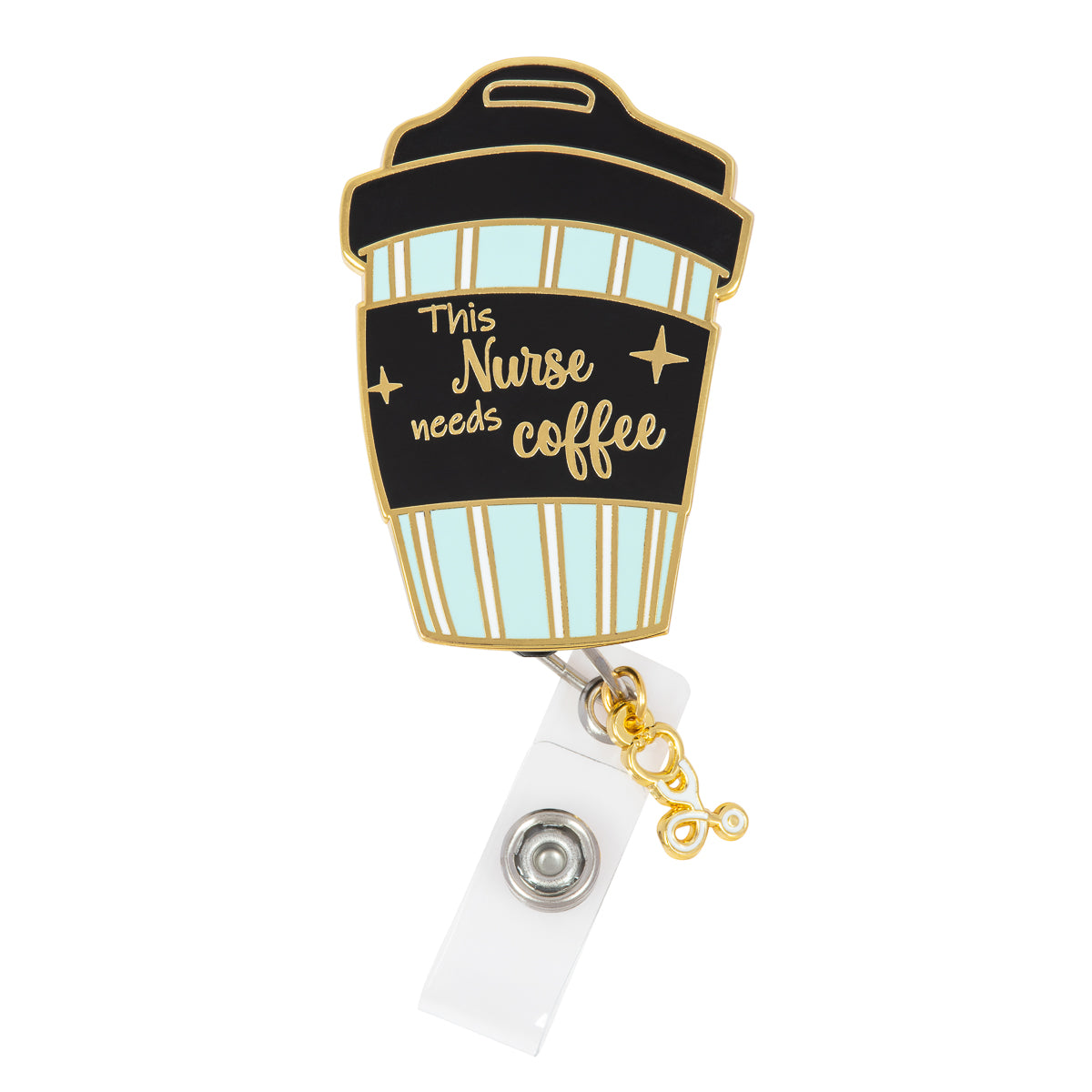 Retractable Nursing Badge Reel with Charm - Be Kind– First Lifesaver